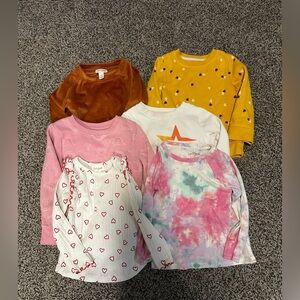 Cat & Jack Toddler Girl 2T, 6 piece bundle